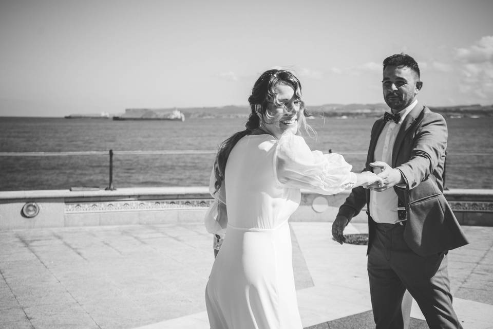 Maria y David