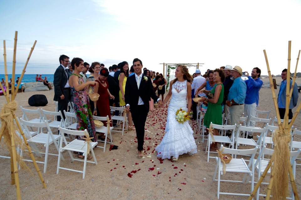 Boda en la playa