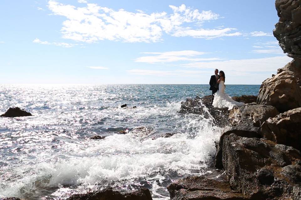 Postboda en la playa