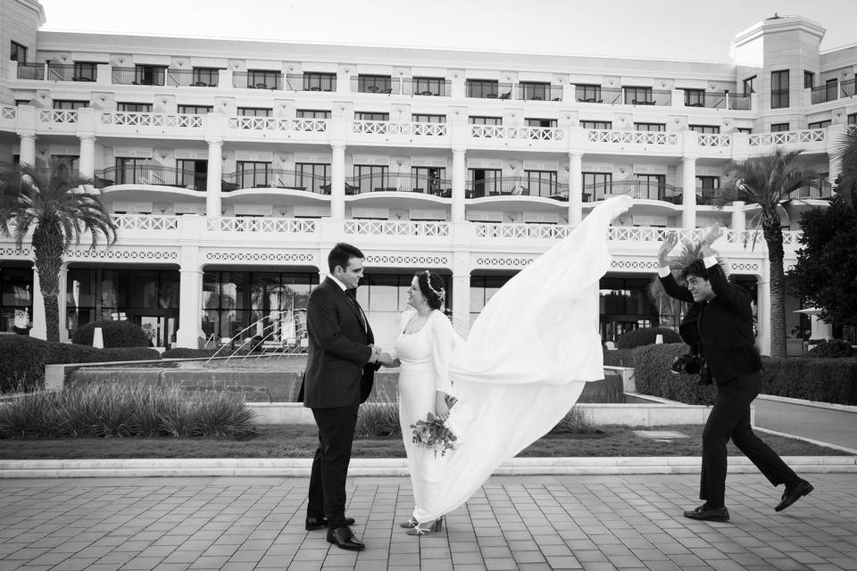 Llegando al banquete