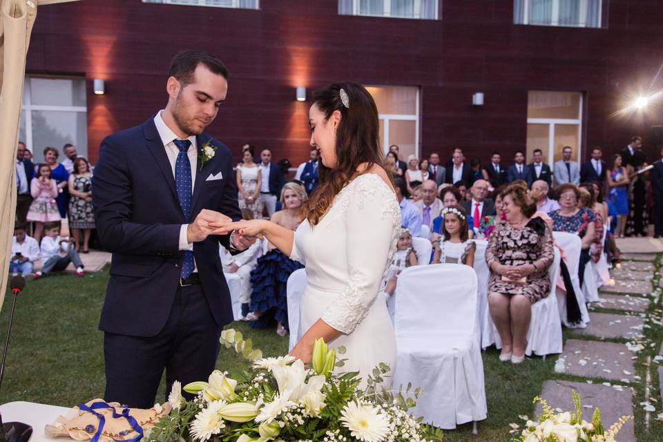 Salón de boda del Hotel Beatriz