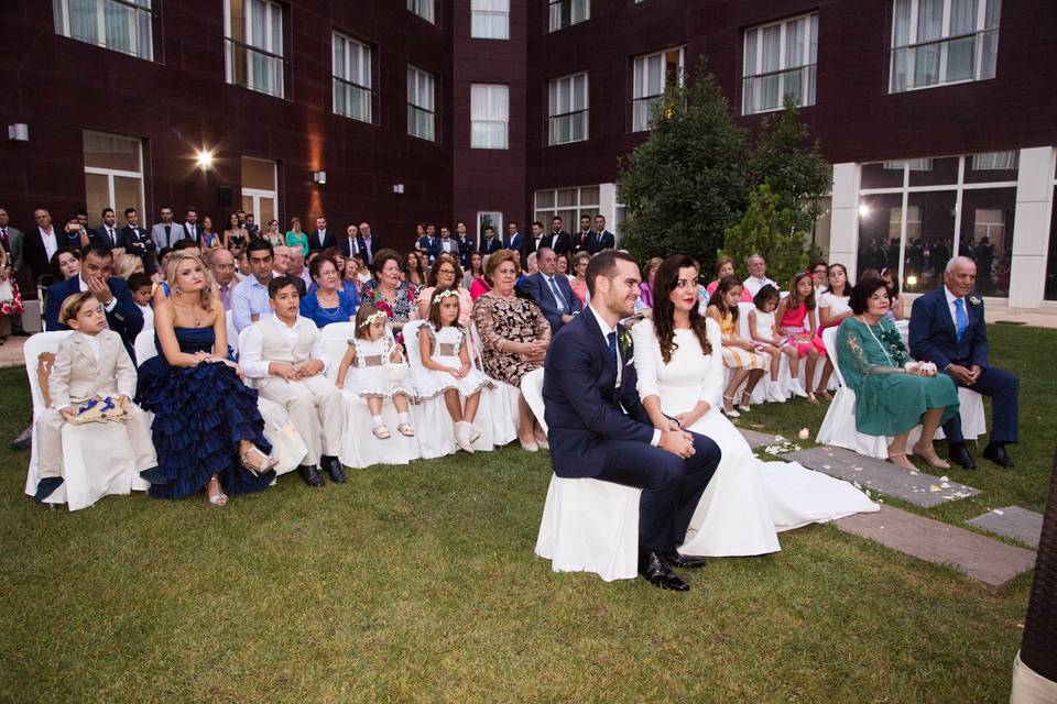 Salón de boda del Hotel Beatriz