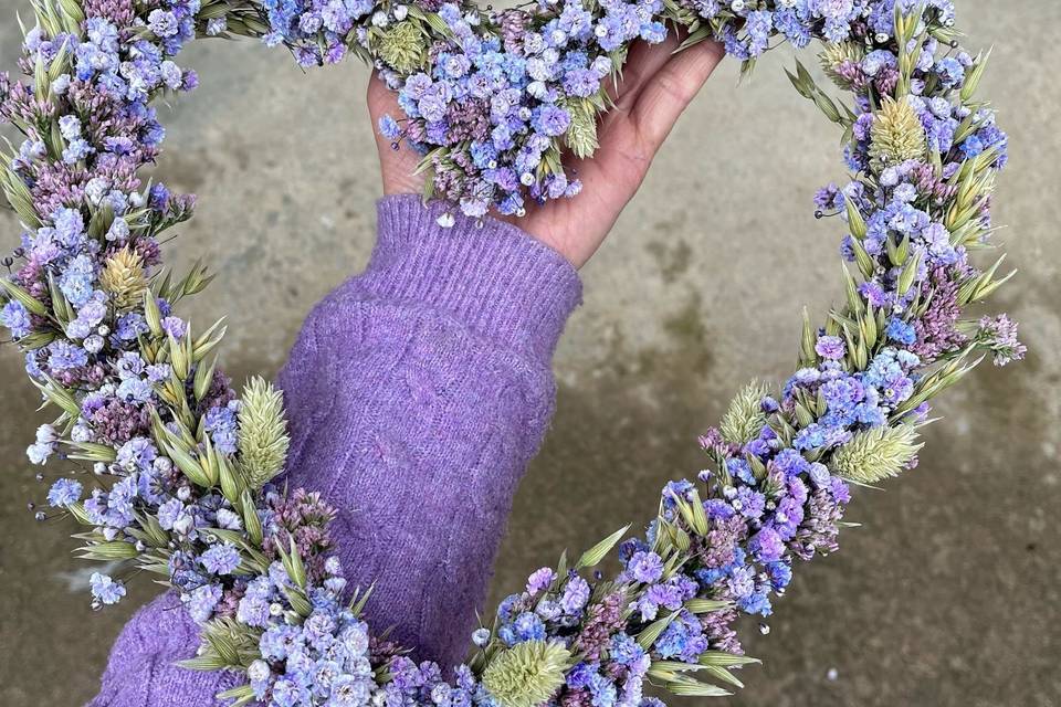 Corazón lila