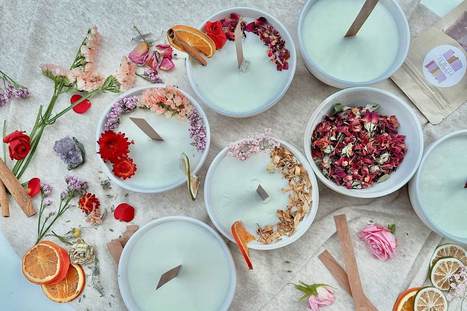 Velas, detalles, invitados