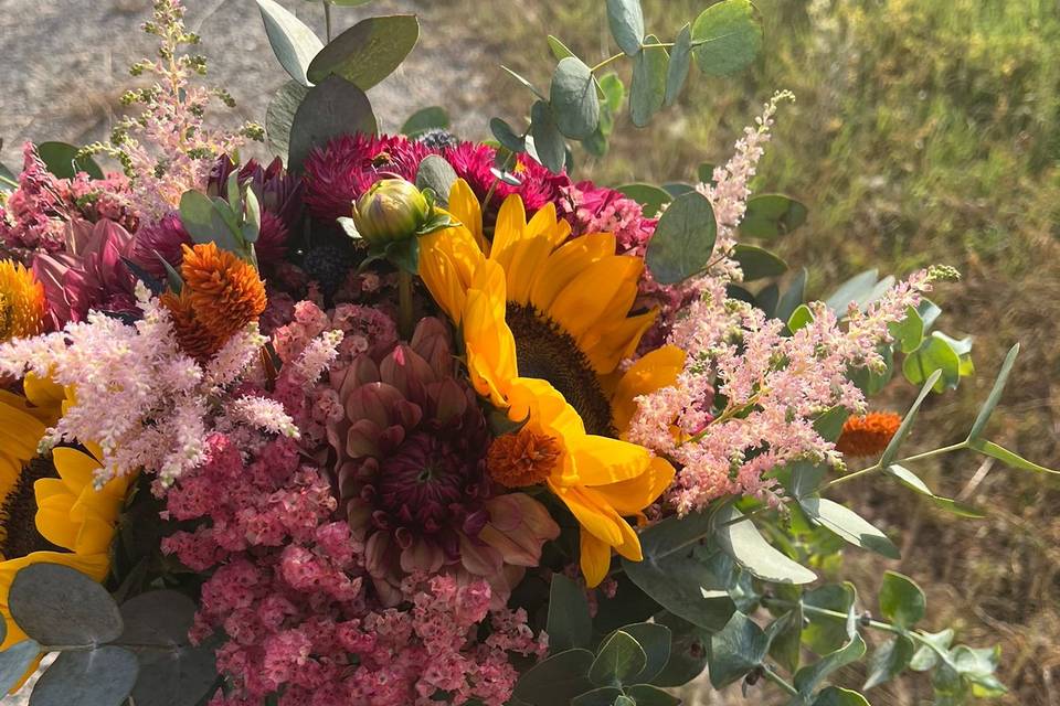 Ramo girasoles