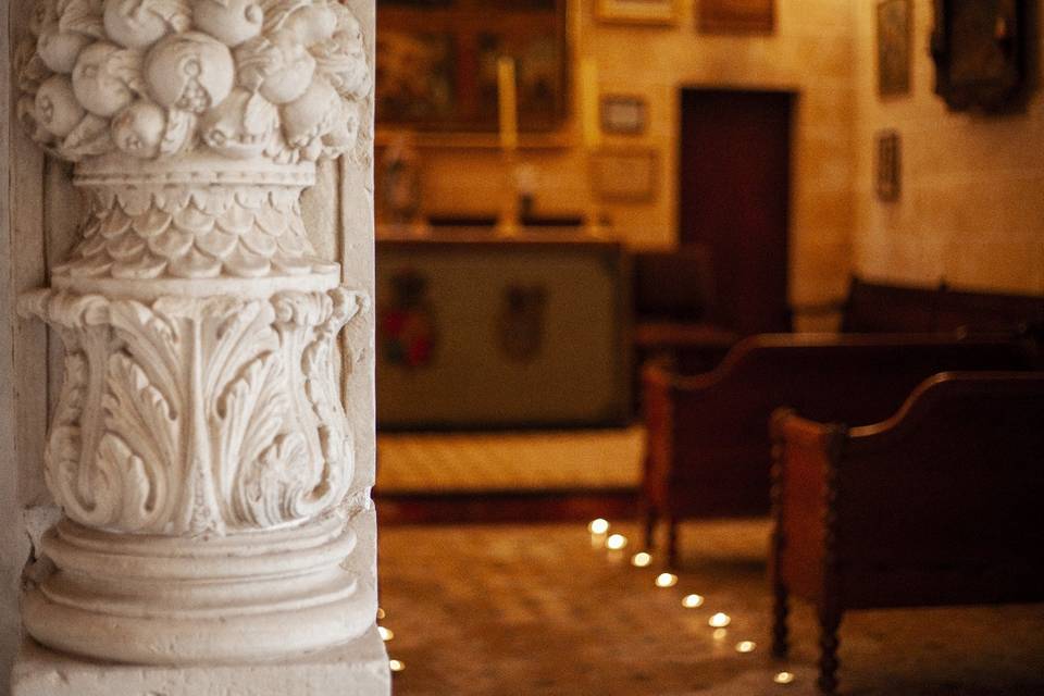 Detalles de la capilla