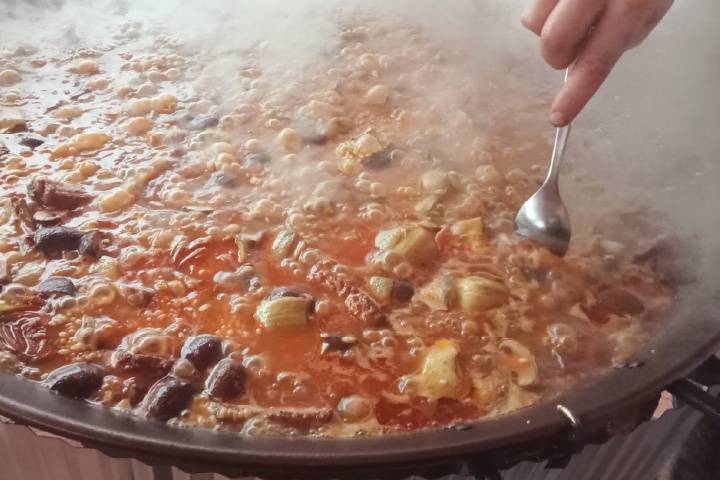 Arroz de costilla ibérica
