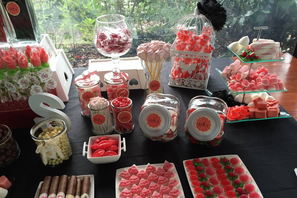 Candy bar para bodas