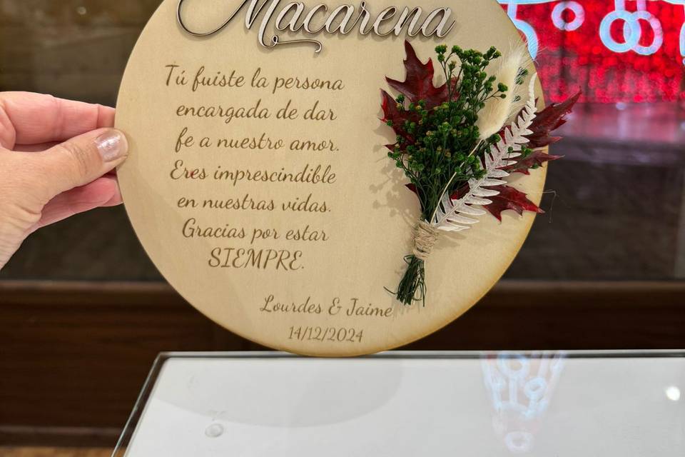 Placa testigos