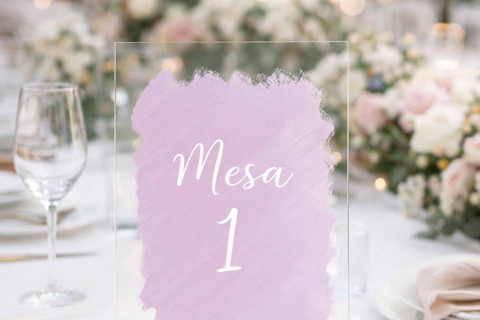 Números de mesa