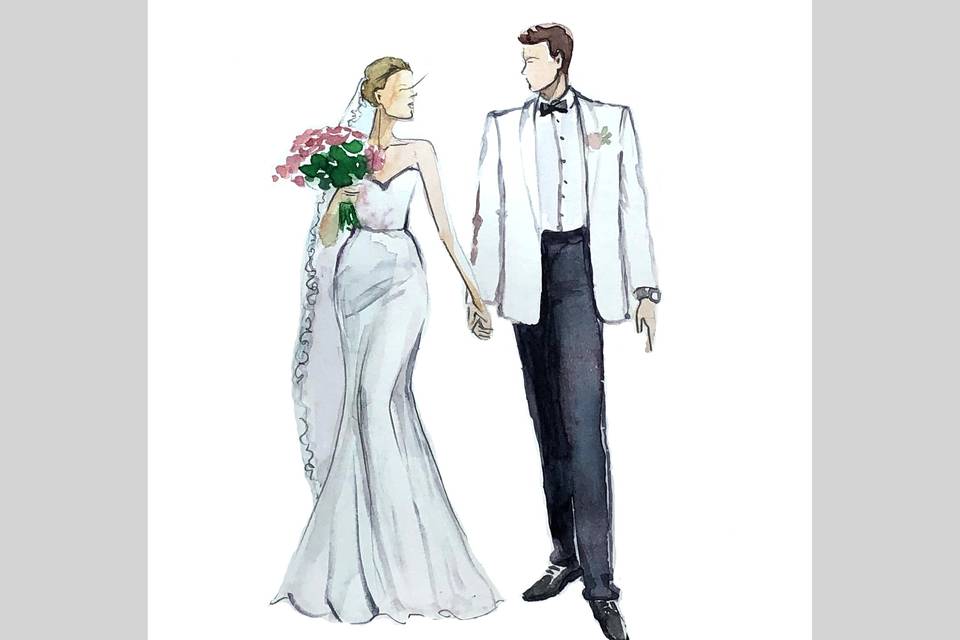 Ilustraciones de boda