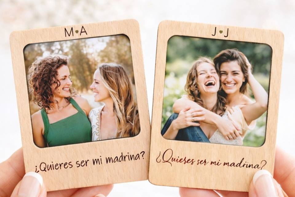 Propuesta de madrina con foto