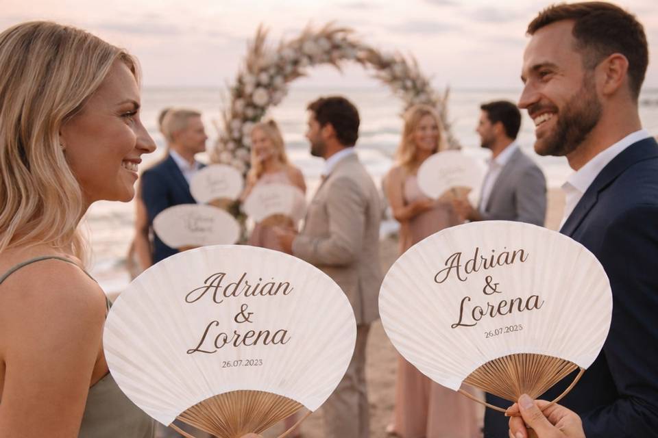 Paipáis personalizados para la ceremonia