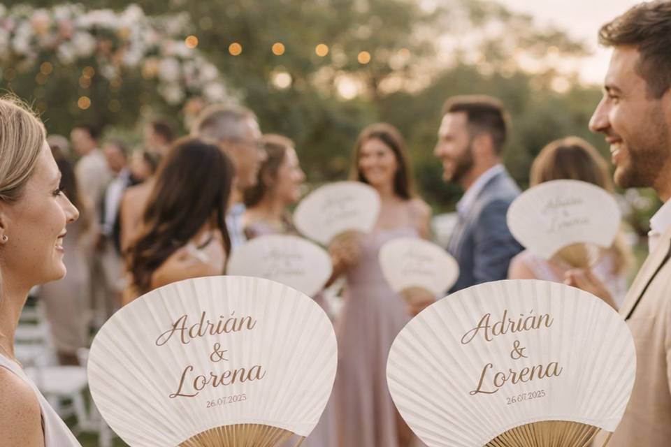 Paipáis personalizados para la ceremonia
