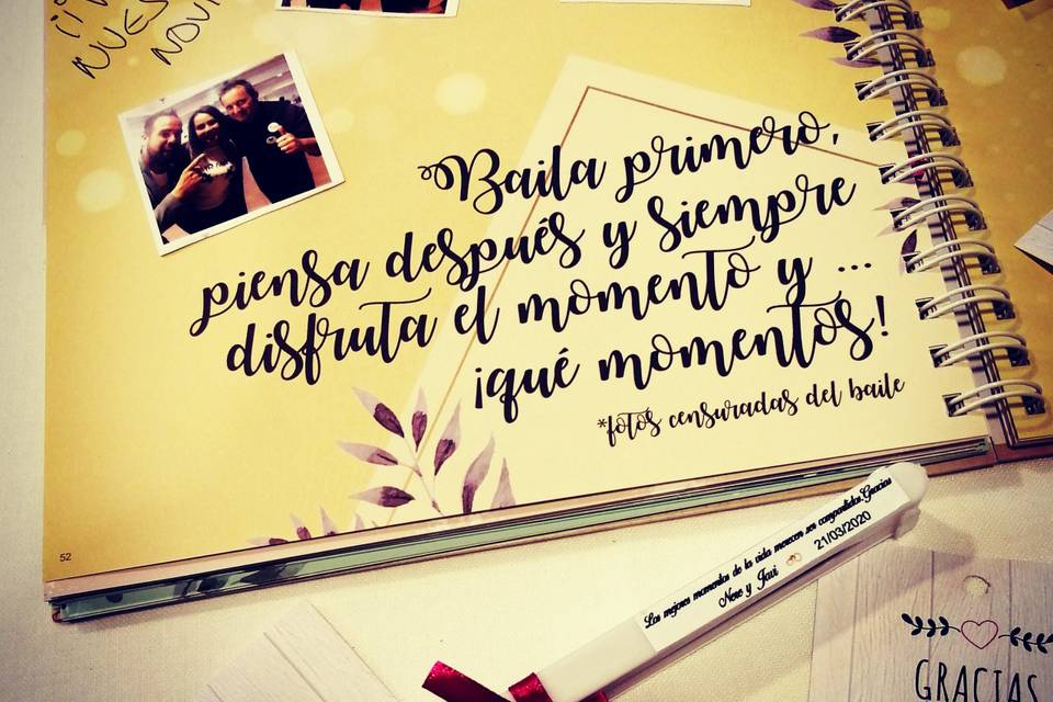 Libro de firmas Nerea & Javi
