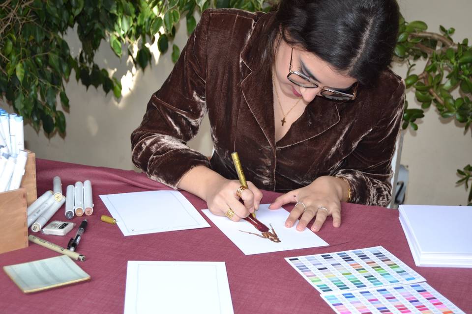 Andrea Reyes Live Art