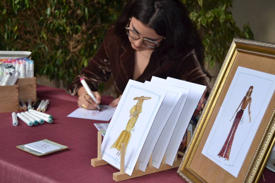 Andrea Reyes Live Art