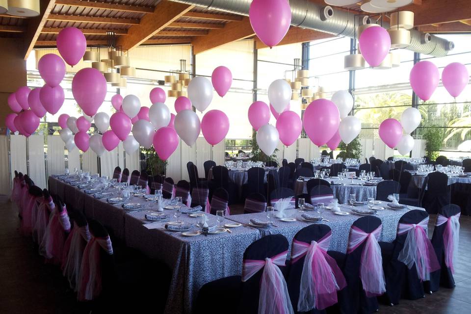 Decoración con globos