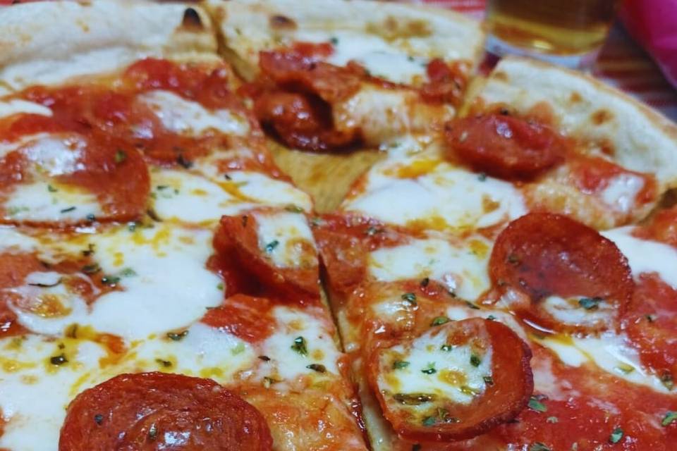 Pizza en cata peperoni