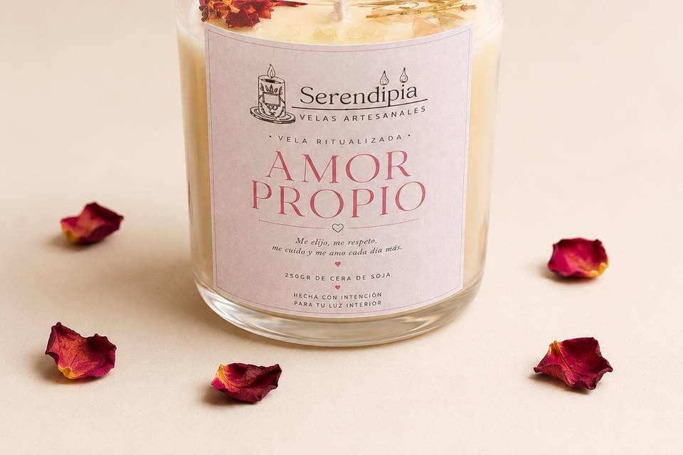 Vela ritual amor propio