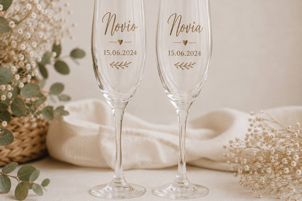 Copas cava personalizadas
