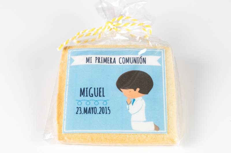 Galleta comunión niño