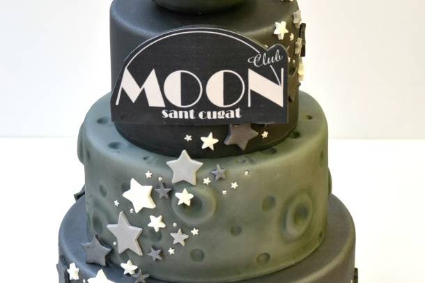 Tarta de empresa Moon