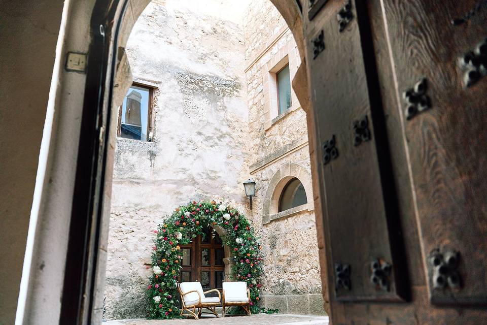 Arco en Castillo de Castillnov