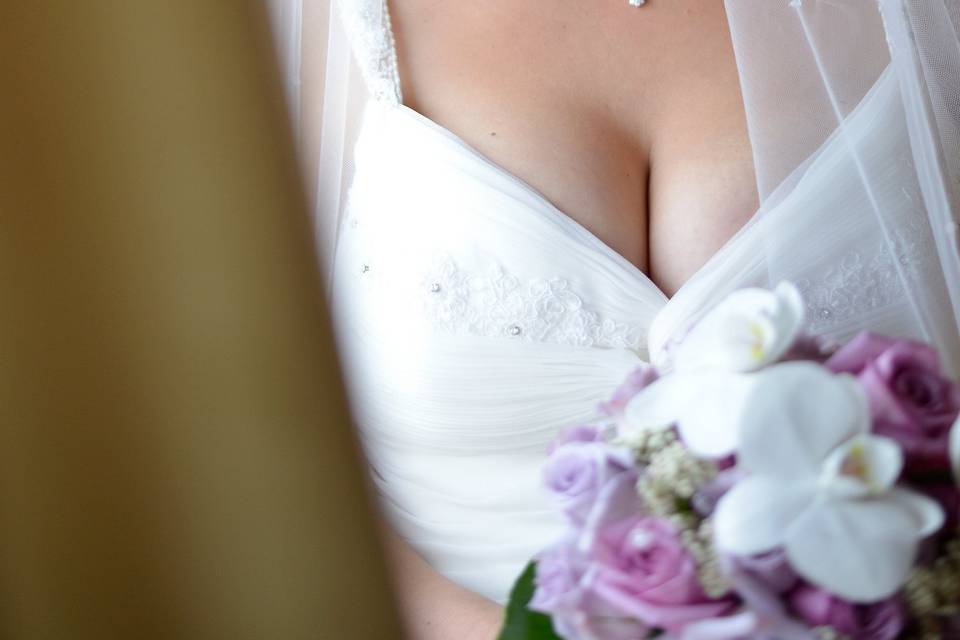Detalle de la novia