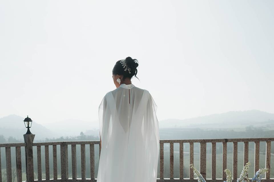 Vestido de novia boda invierno