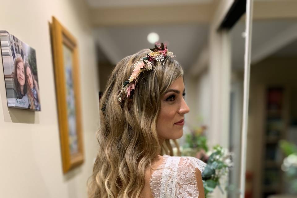 Ondas con detalle floral