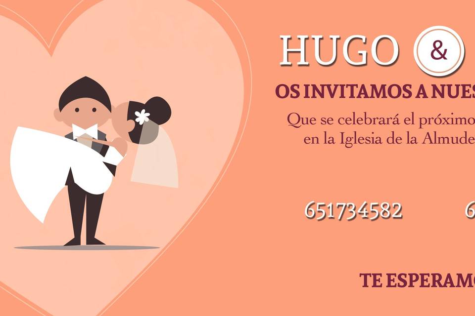 Invitación de boda