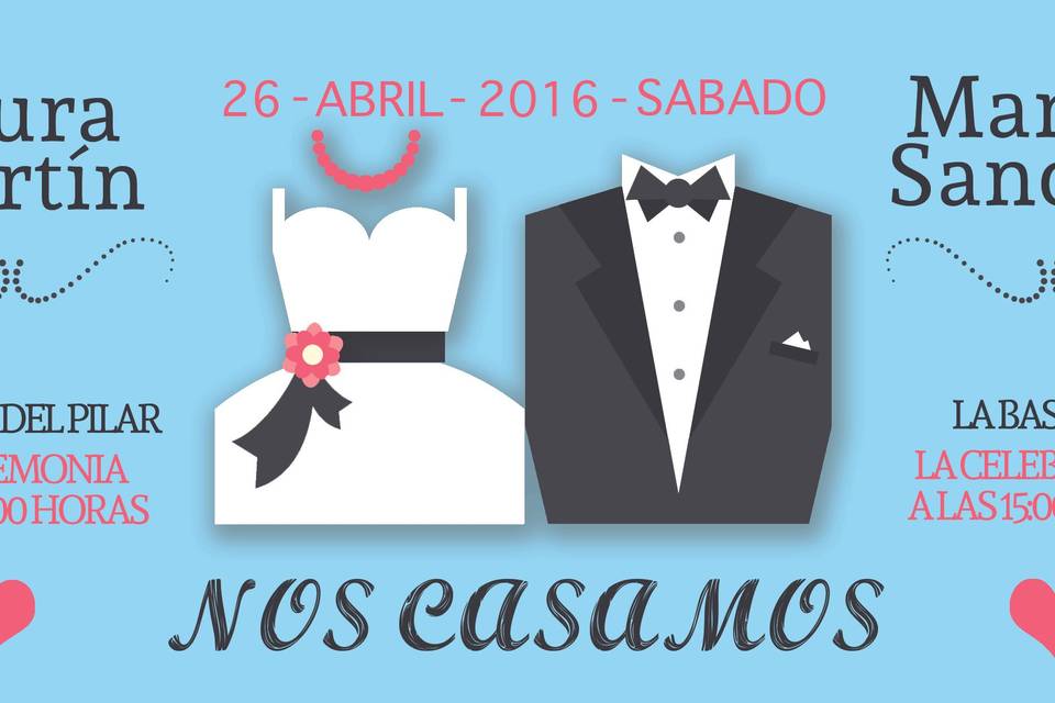 Invitación de boda