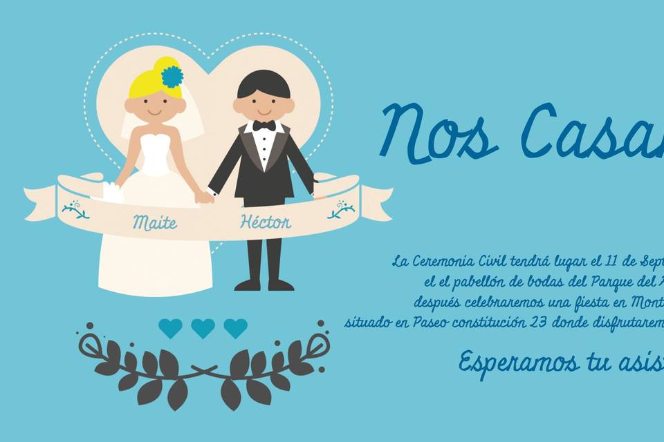 El diseño de la invitación