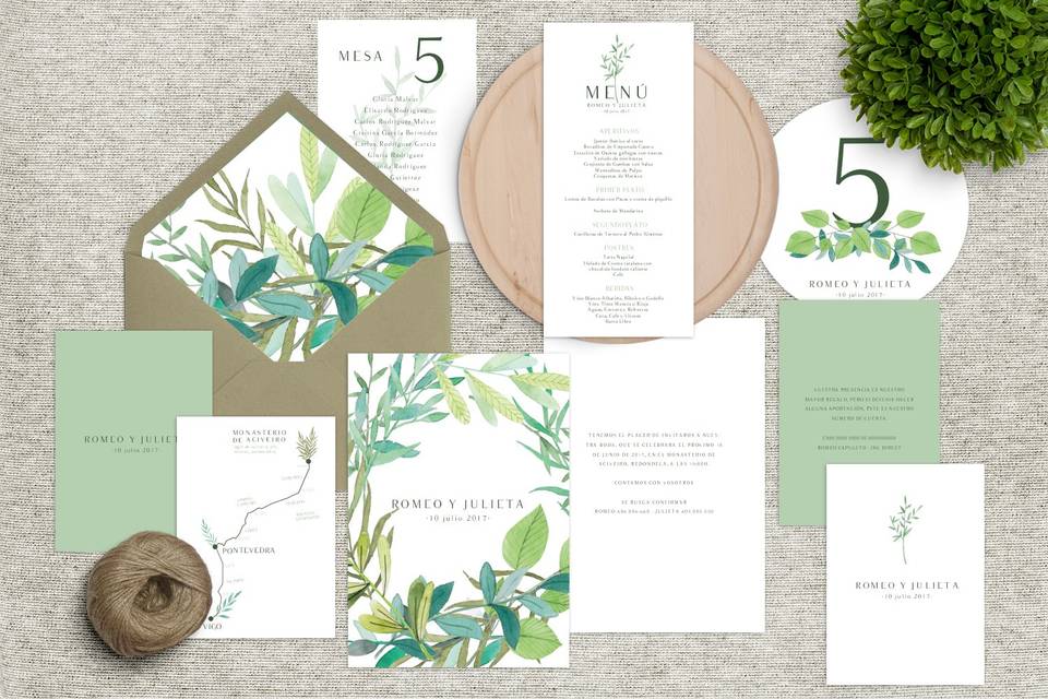 Invitación de boda 