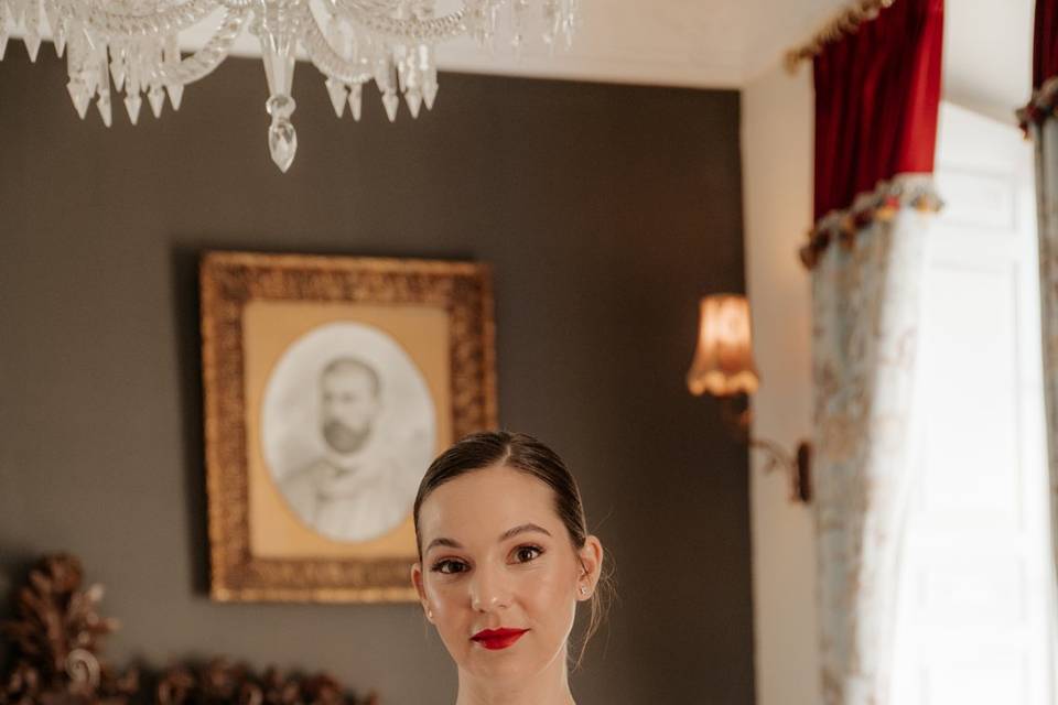 Maquillaje y peinado novia