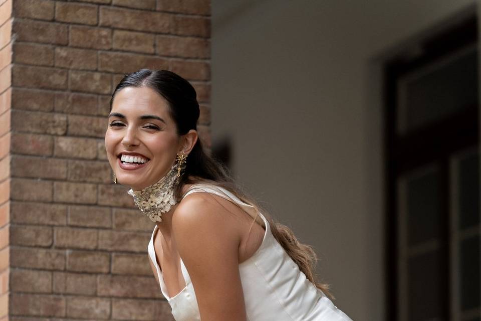 Maquillaje y peinado de novia