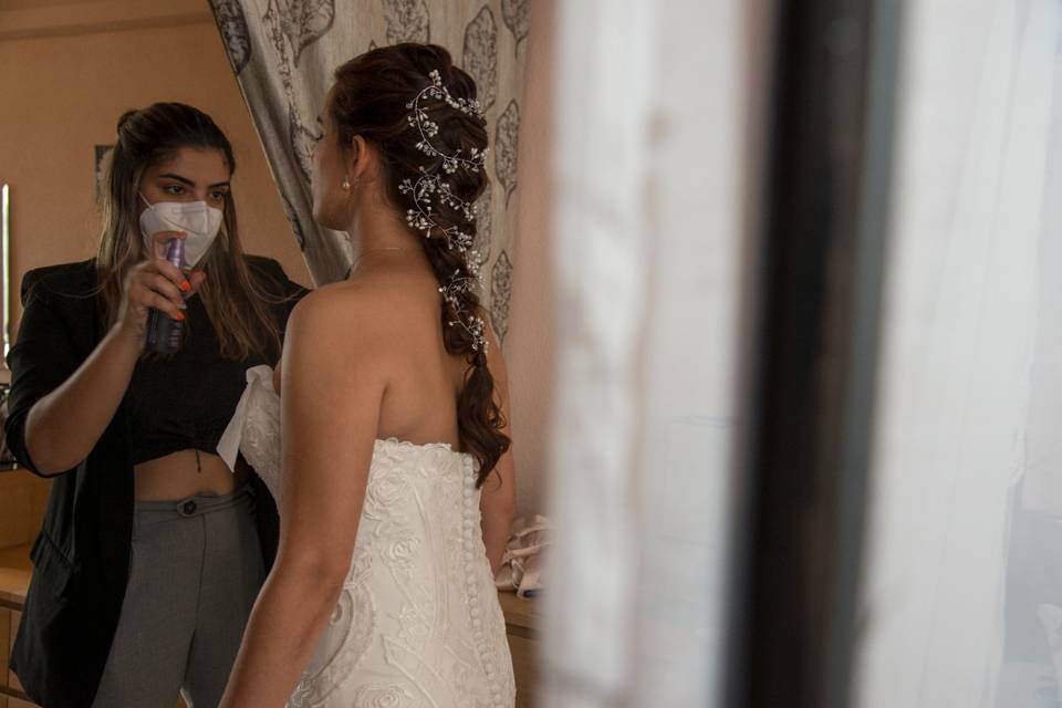 Maquillaje y peluquería de novia