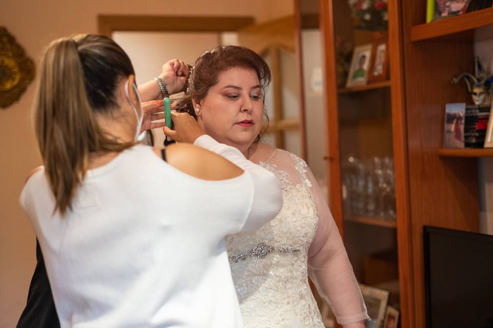 Maquillaje y peluquería de novia