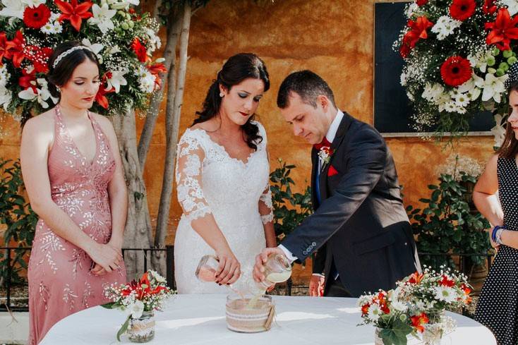 Decoración de una boda