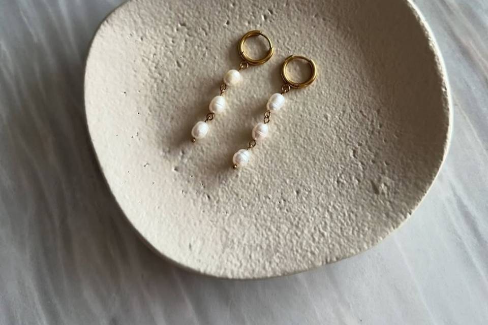 Pendientes perla
