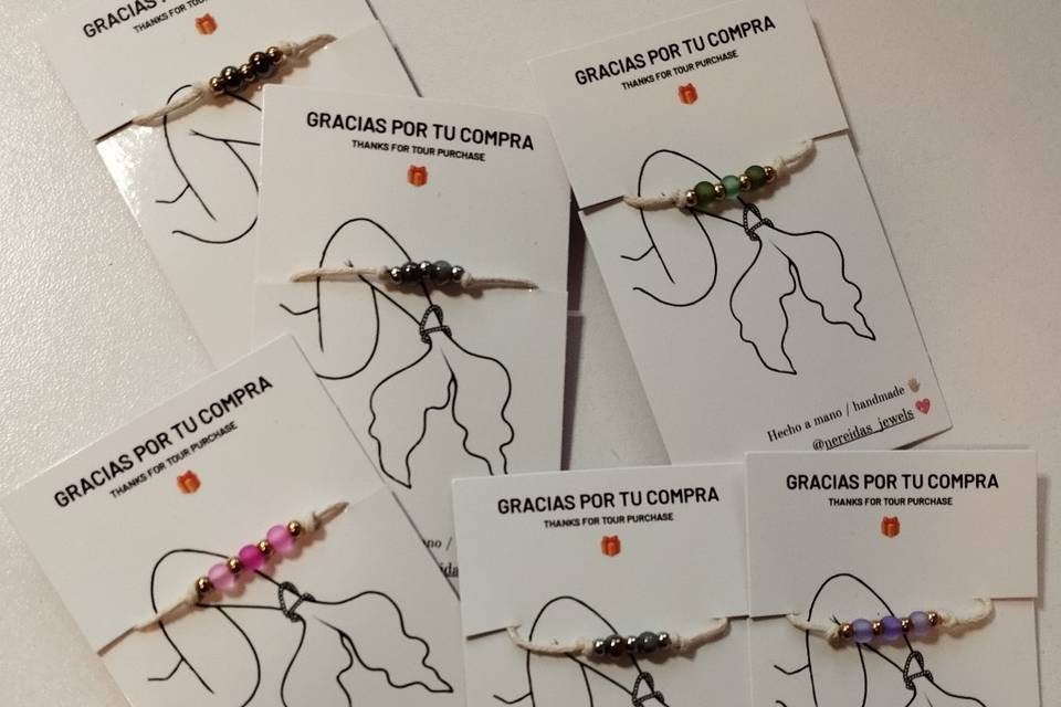 Pulseras vidrio