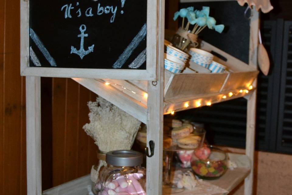 Candy cart Baby shower