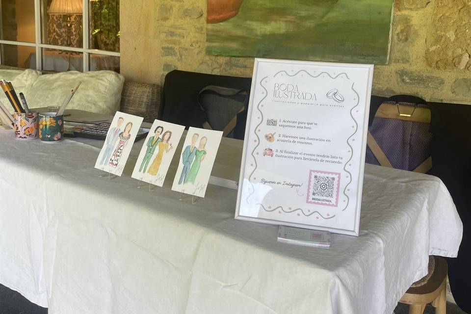 Arte en vivo en bodas