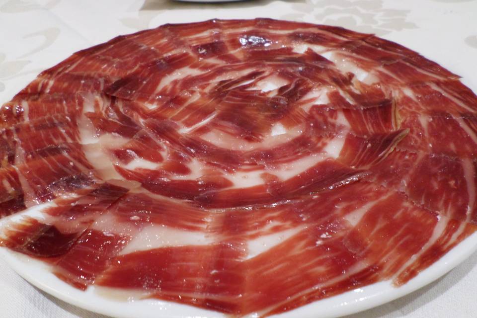 Plato de jamón