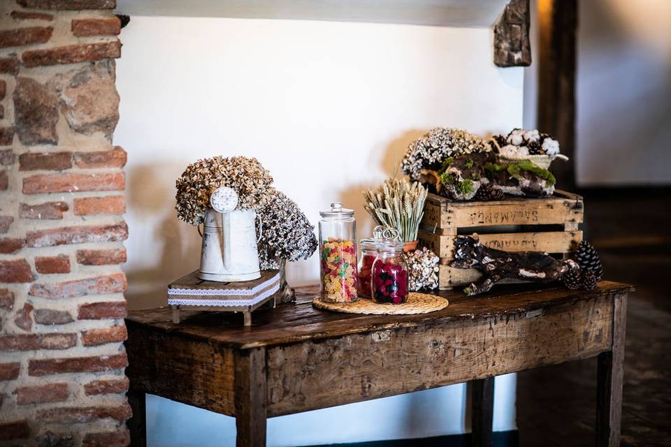 Detalle salón interior