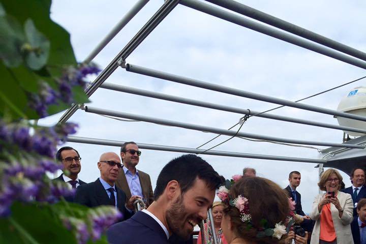 Boda en un barco, Santander