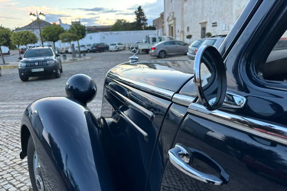 Paso de rueda del coche