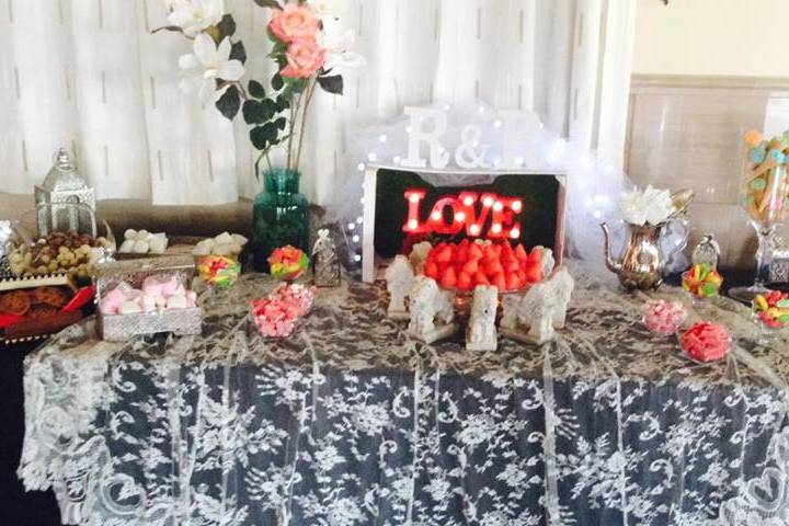 Candy bar para boda