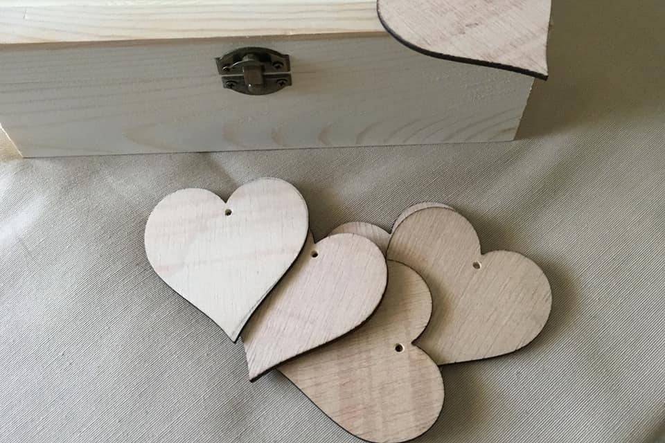 Caja con corazones